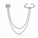HEART Earrings-Cuff | Срібна сережка-каф у формі серця Cuff12 фото
