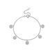 COINS SHINE Bracelet | Браслет з п&rsquo;ятьма круглими підвісками, декорованими фіанітами  [Передзамовлення. Очікується з 14-го вересня] 