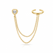 HEART Earrings-Cuff | Срібна сережка-каф у формі серця з позолотою Cuff12 фото 1