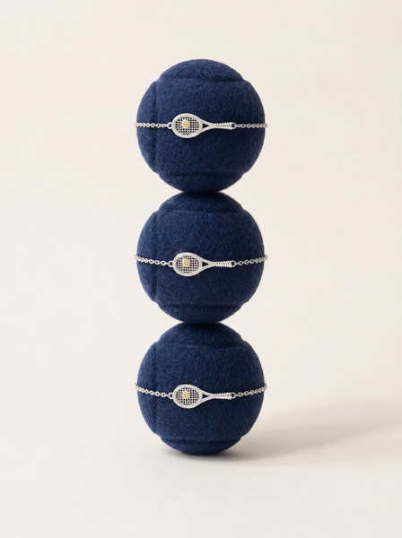 TENNIS RACKET Bracelet | Браслет з елементом у формі тенісної ракетки  [Передзамовлення. Очікується з 5-го листопада]  Bracelet03 фото
