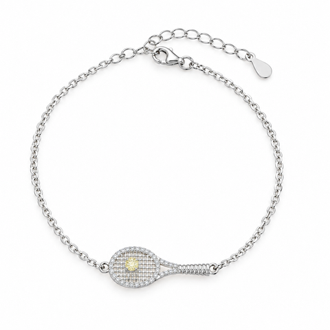 TENNIS RACKET Bracelet | Браслет з елементом у формі тенісної ракетки  [Передзамовлення. Очікується з 10-го жовтня]  Bracelet03 фото