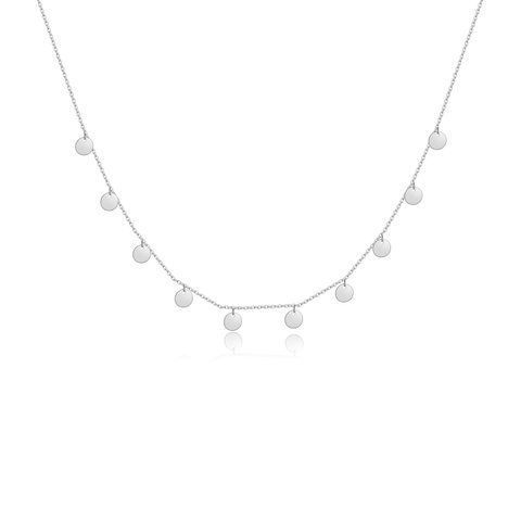COINS Necklace | Срібна підвіска з невеликими круглими елементами Necklace02 фото