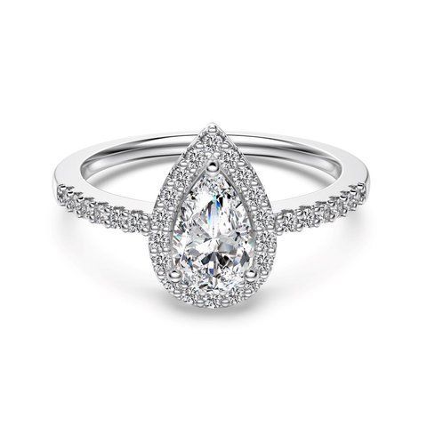 PEAR CUT Ring | Срібна каблучка з виразним каменем Ring10 фото