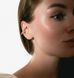 SPARK Cuff | Срібний каф з комбінованим огранюванням з прозорими камінцями з позолотою Cuff22 фото 3
