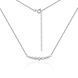 PURE LINE Necklace | Підвіска срібна з доріжкою з фіанітів 6452 фото 1
