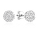 SHINE Earrings | Сережки круглі з вставками з фіанатів 20885 фото 1