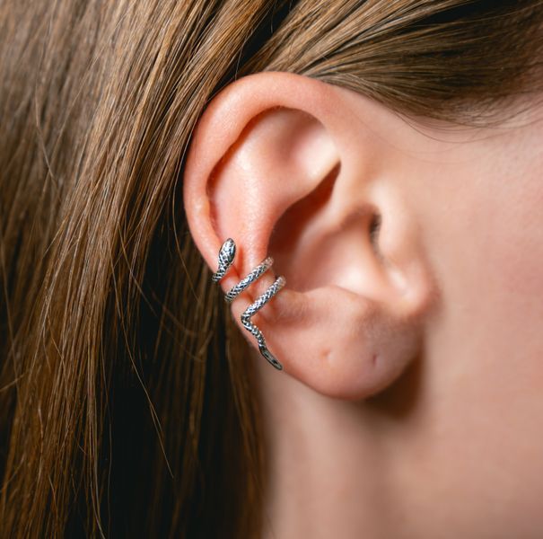 SNAKE Cuff | Срібний каф у формі змії Cuff20 фото