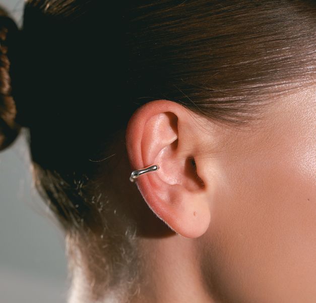TRINITY Cuff | Срібний каф геометричної форми Cuff08 фото