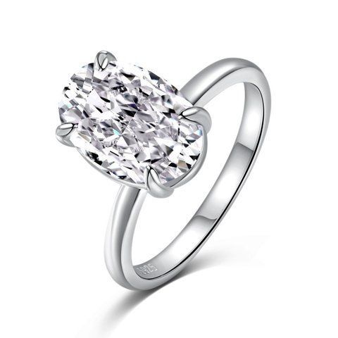ORIGIN Ring | Срібна каблучка з овальним камінцем Ring13 фото