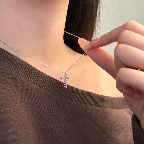 BIG CROSS Necklace | Підвіска срібна з хрестиком  [Передзамовлення. Очікується з 31-го жовтня]  Necklace07 фото
