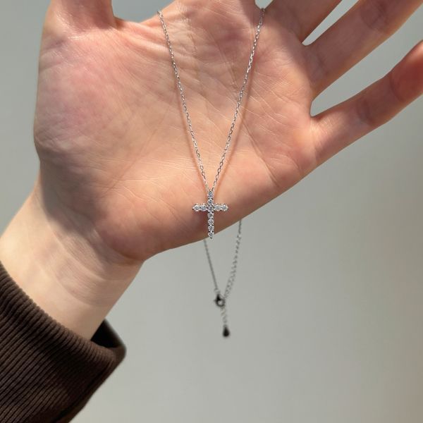 BIG CROSS Necklace | Підвіска срібна з хрестиком  [Передзамовлення. Очікується з 31-го жовтня]  Necklace07 фото
