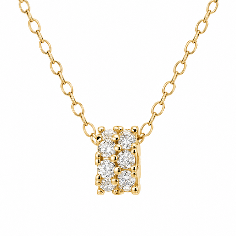 FLOW Necklace | Підвіска срібна з рухомим елементом з позолотою  [Передзамовлення. Очікується з 10-го жовтня]  Necklace10g фото